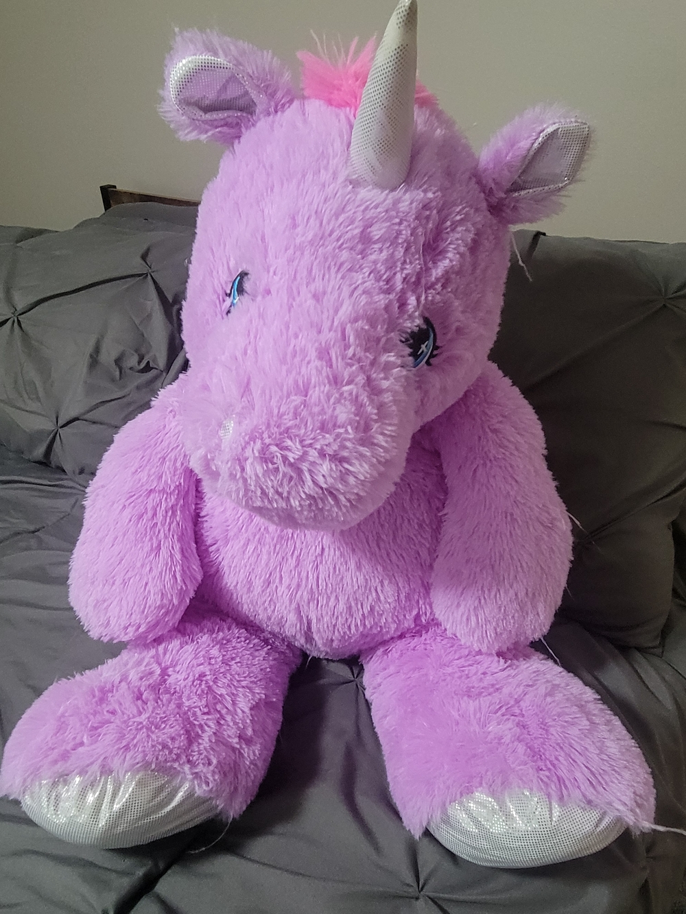 Plush Lavender Unicorn Stuffed Animal - Soft Kids Toy
